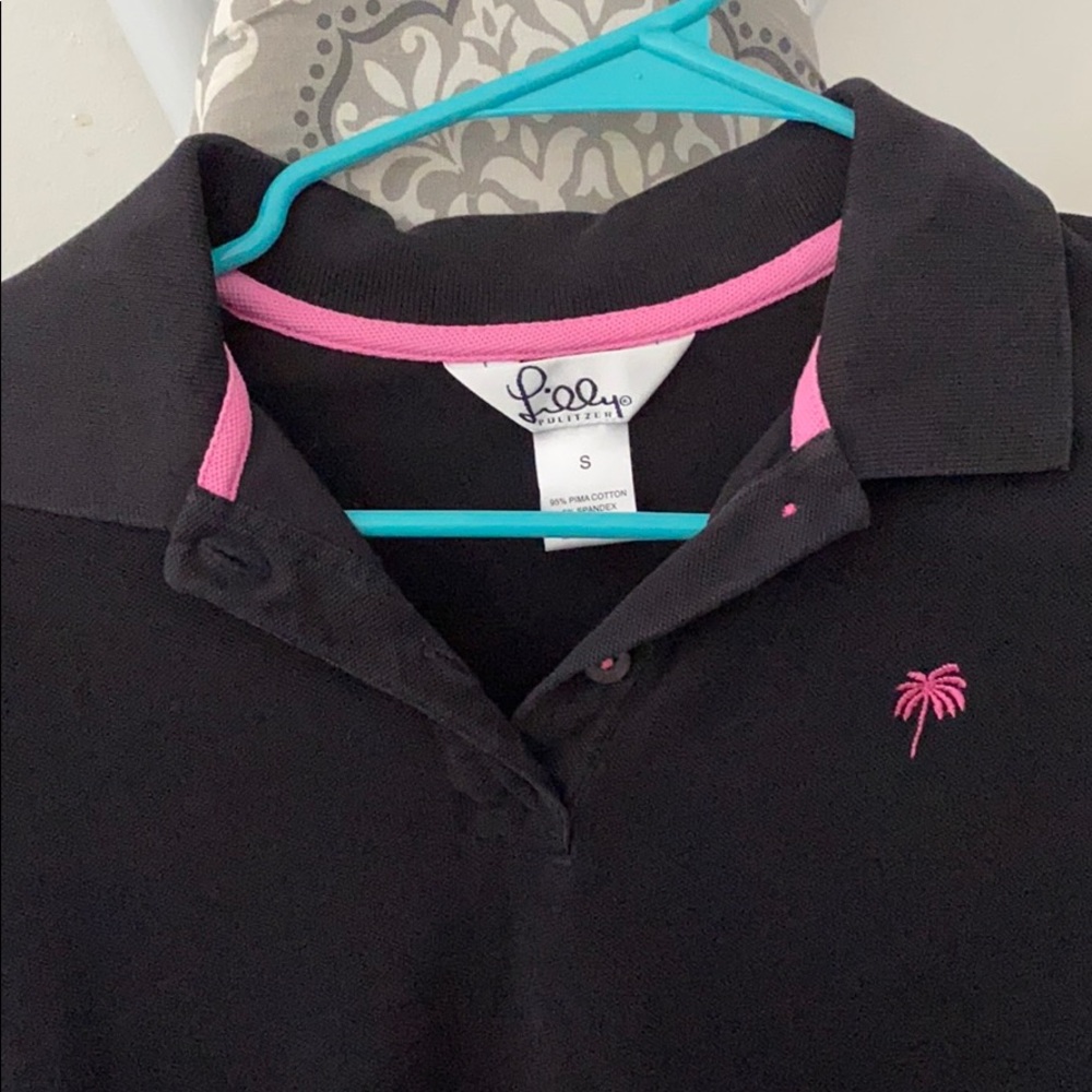 COPY - Black Lily Pulitzer polo